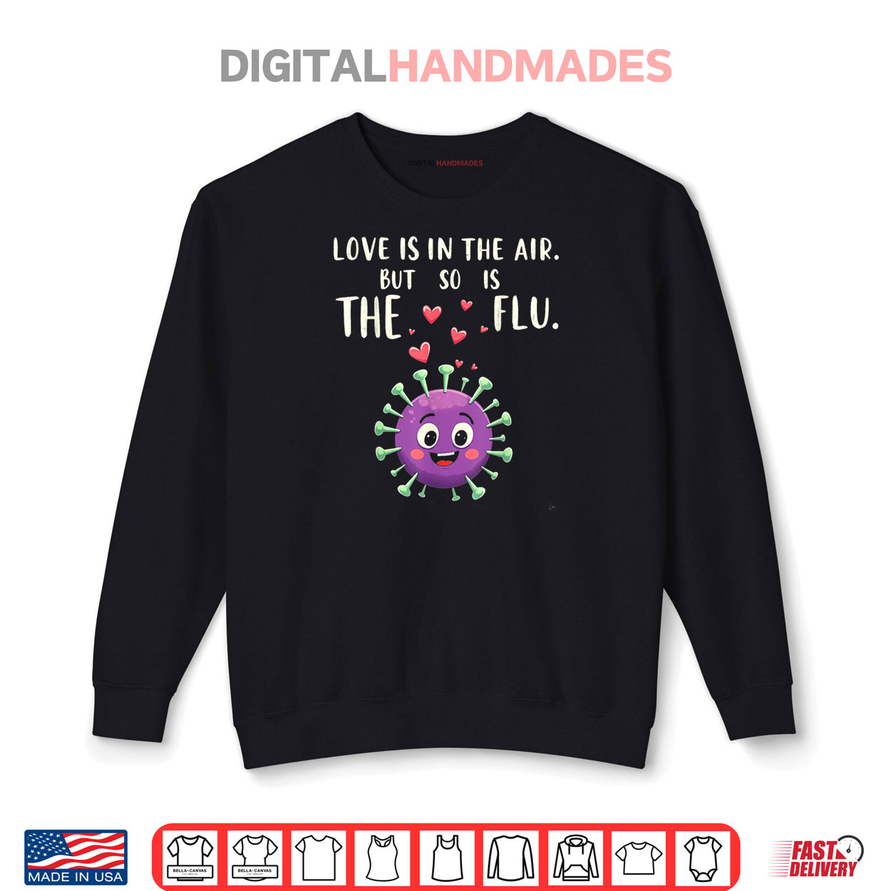 Love Is in the Air But So Is the Flu Funny Nurse Shirt Love Is in the Air But So Is the Flu Funny Nurse Shirt