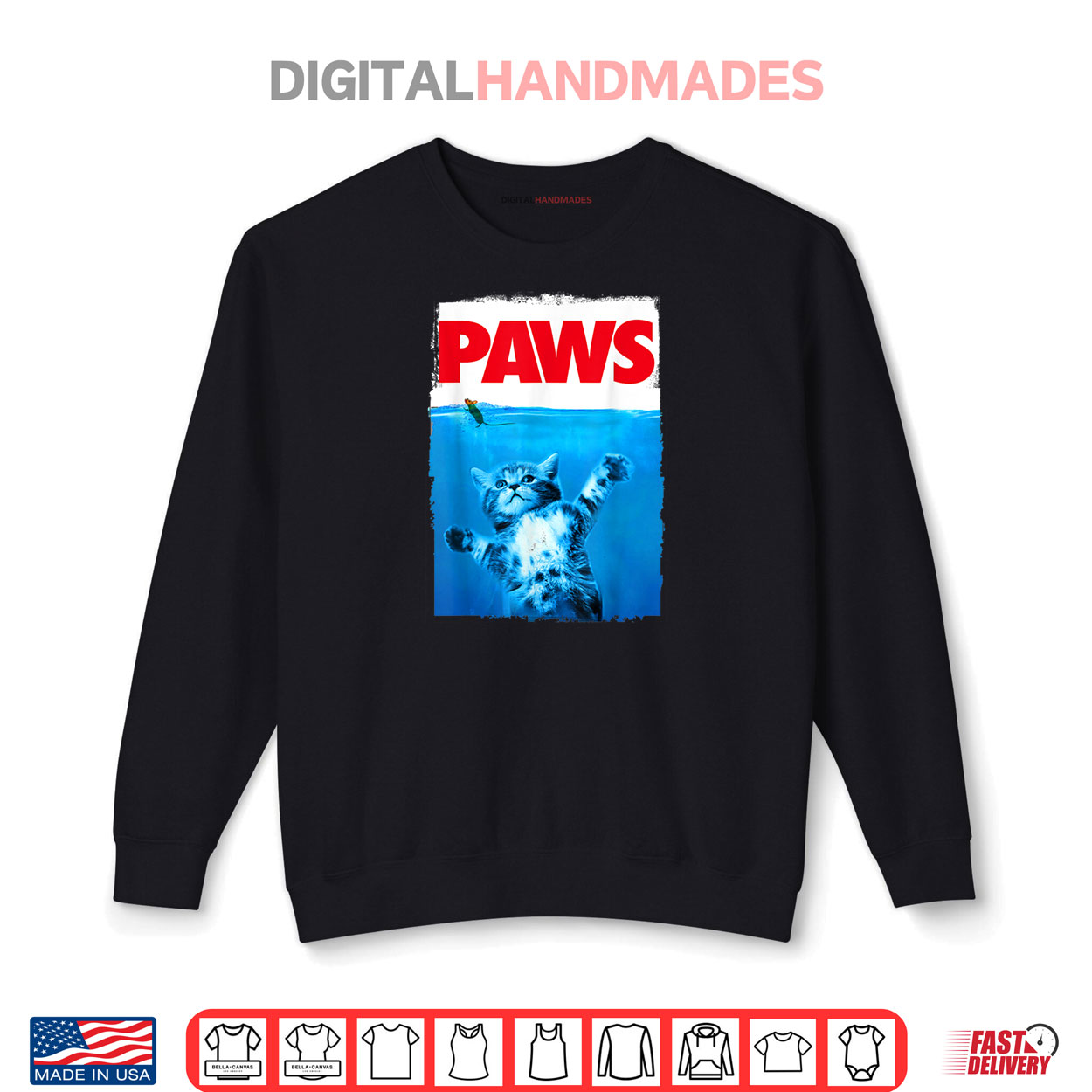 Paws Cat and Mouse Top Cute Funny Cat Lover Parody Shirt Paws Cat and Mouse Top Cute Funny Cat Lover Parody Shirt