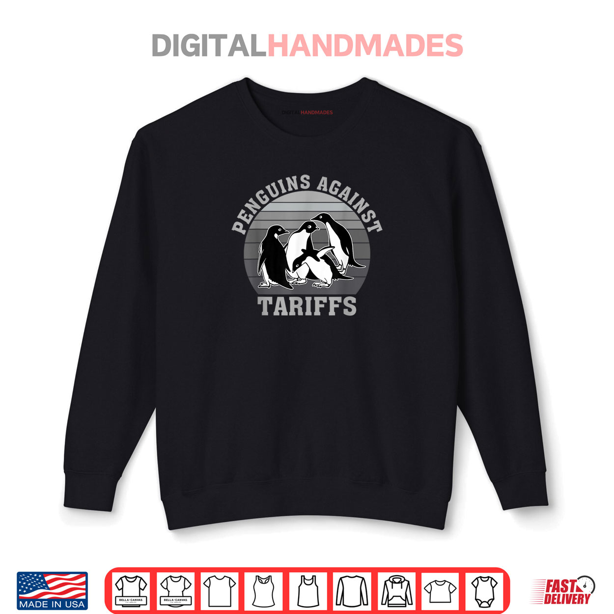 Penguins Against Tariffs Anti Tariffs Funny Penguins Shirt Penguins Against Tariffs Anti Tariffs Funny Penguins Shirt