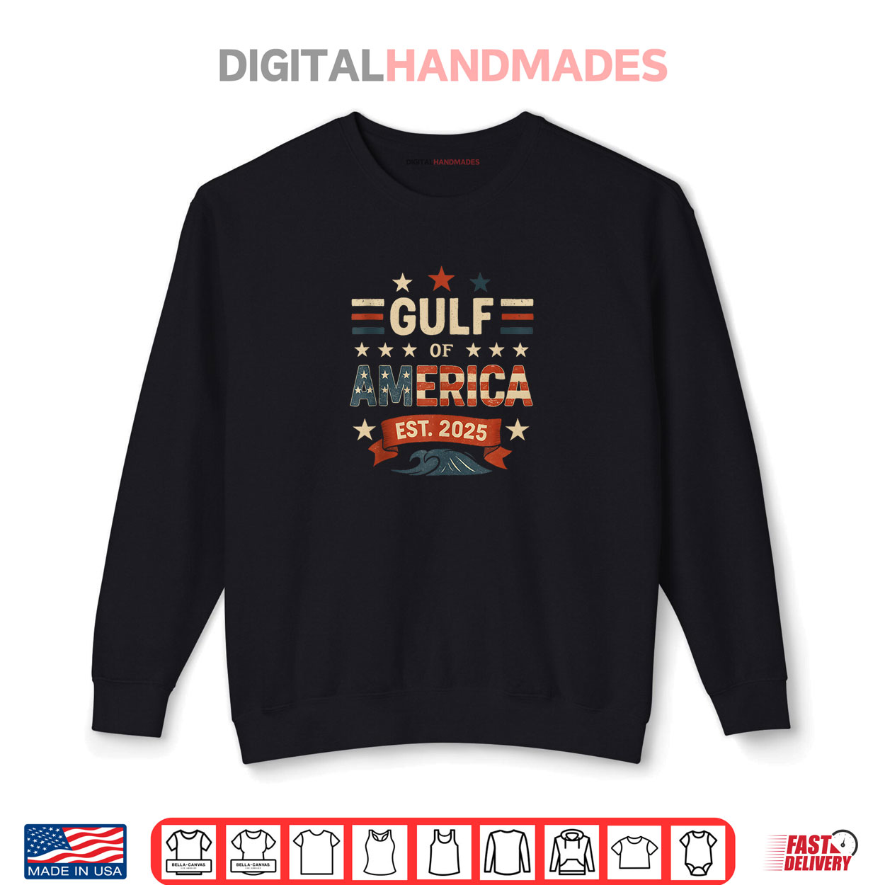 Retro Gulf Of USA America Since 2025 American Flag USA Gulf Shirt Retro Gulf Of USA America Since 2025 American Flag USA Gulf Shirt