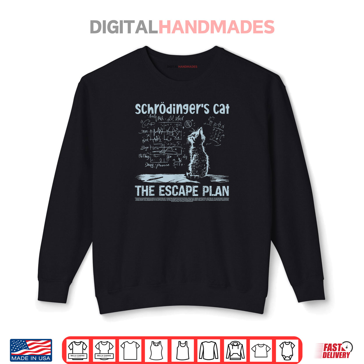 Schrödingers Cat the Escape Plan Funny Science Teacher Shirt Schrödingers Cat the Escape Plan Funny Science Teacher Shirt