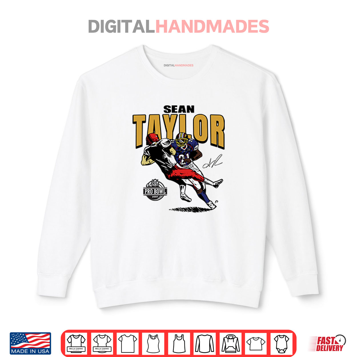 Sean Taylor Pro Bowl 2007 Shirt Sean Taylor Pro Bowl 2007 Shirt