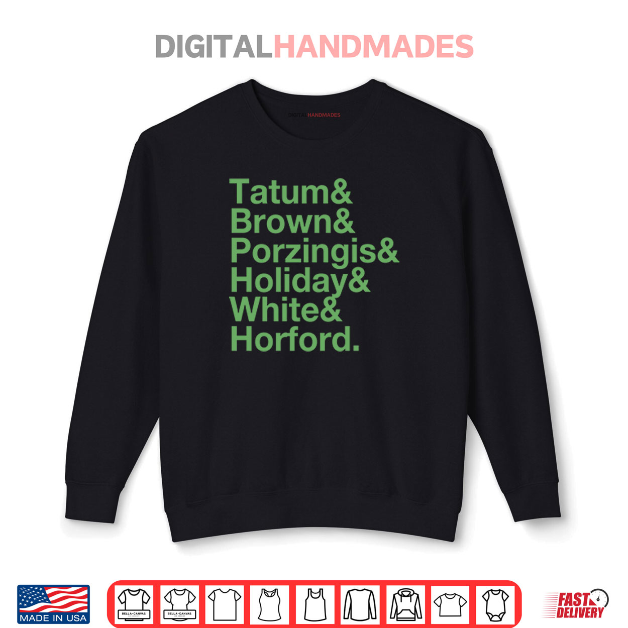 Tatum Brown Porzingis Holiday White Horford Boston Celtics Shirt Tatum Brown Porzingis Holiday White Horford Boston Celtics Shirt