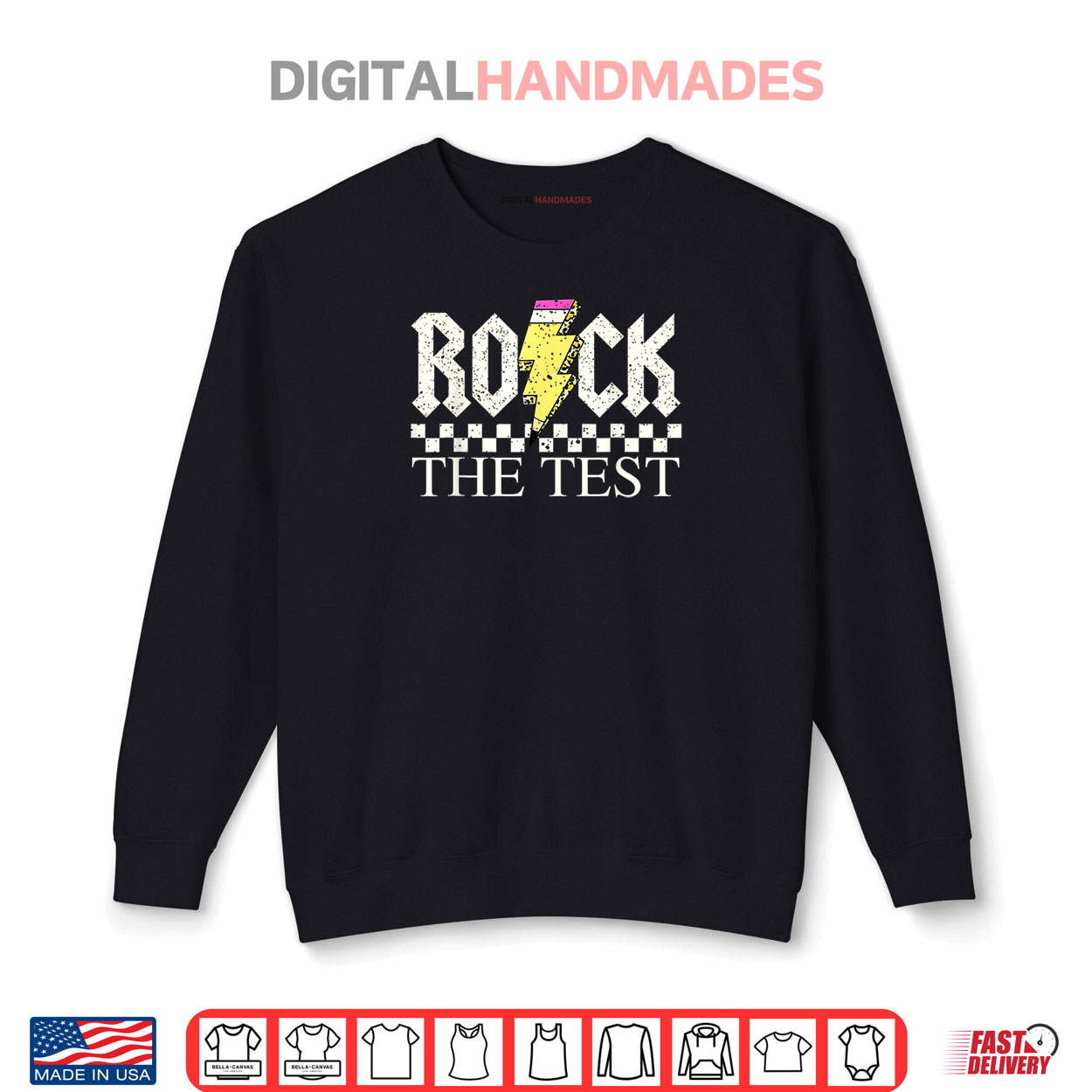 Testing Day Teacher Student Motivational Shirt Rock The Test Shirt Testing Day Teacher Student Motivational Shirt Rock The Test Shirt