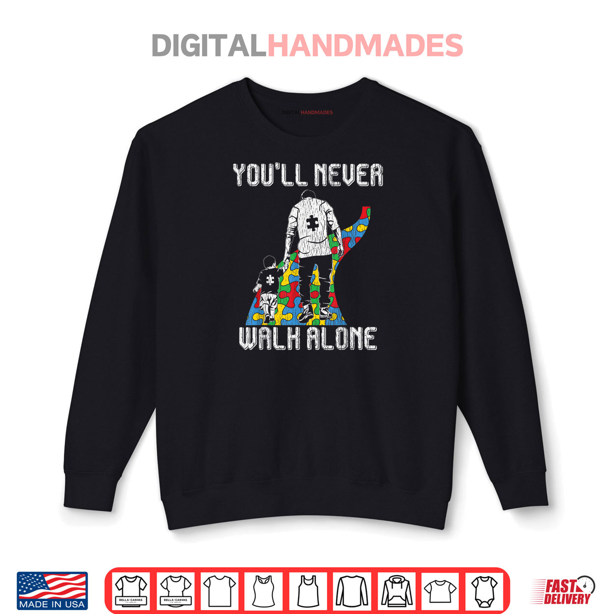 Vintage Father Son Family Autistic Kids Autism Awareness Dad Shirt Vintage Father Son Family Autistic Kids Autism Awareness Dad Shirt