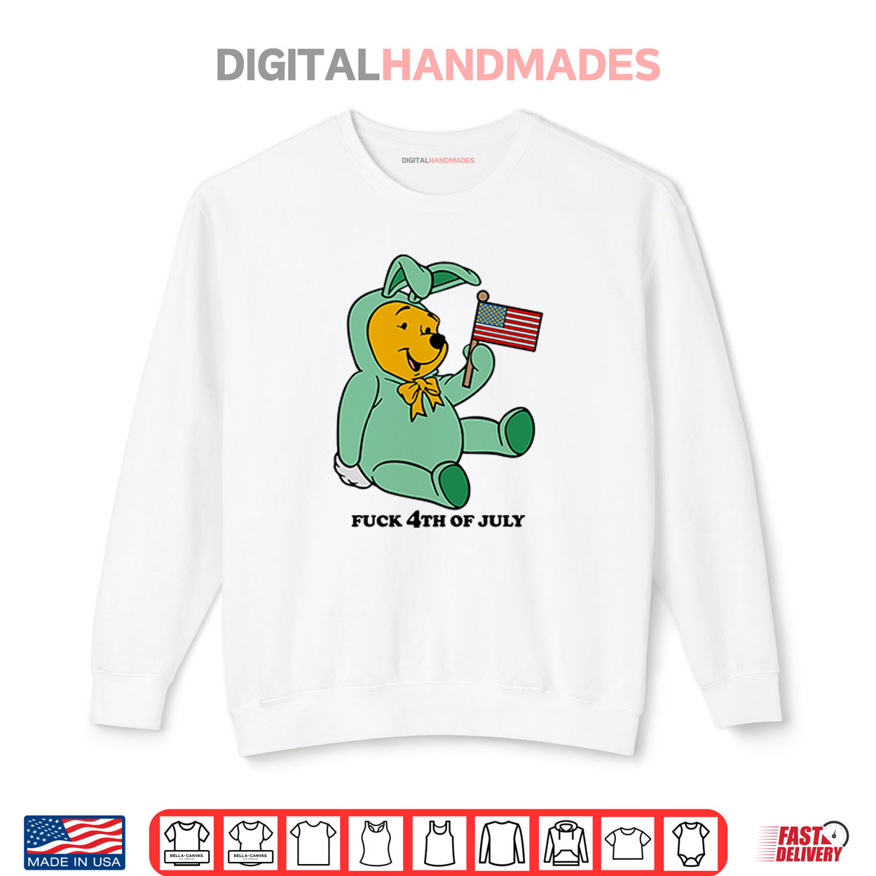 Winnie The Pooh Fuck 4th Of July Shirt Winnie The Pooh Fuck 4th Of July Shirt