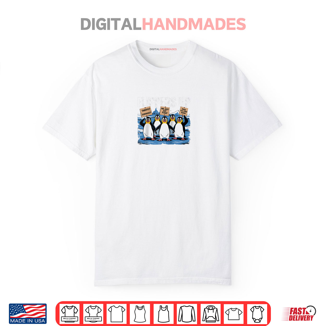 Tariffs Penguins Flippers Up Heard Island Funny Tariffs Shirt Tariffs Penguins Flippers Up Heard Island Funny Tariffs Shirt