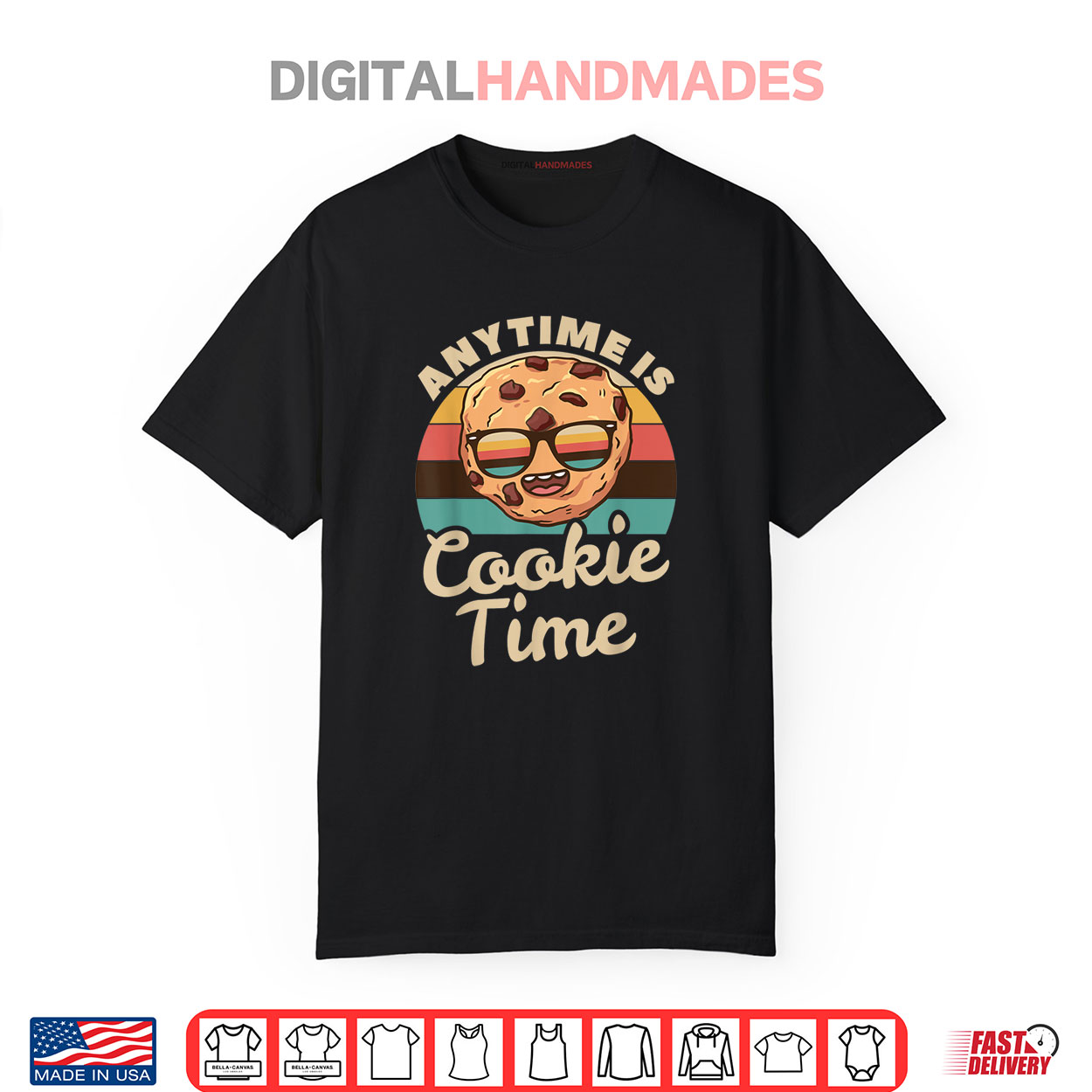 Vintage Anytime Is Cookie Time Baker Cookies Shirt Vintage Anytime Is Cookie Time Baker Cookies Shirt