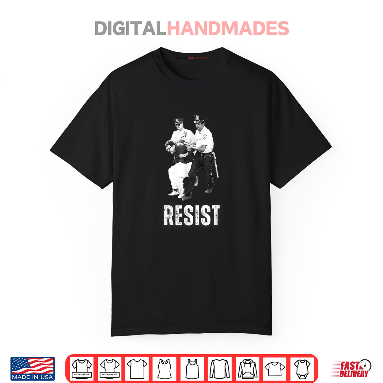 Trending Tees That Everyone’s Talking About — Get Yours Before They're Gone! 62 Young Bernie Sanders Arrested RESIST Shirt