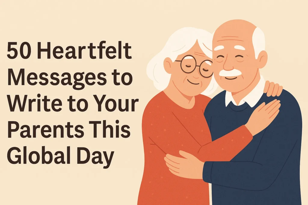 50 Heartfelt Messages to Write to Your Parents This Global Day