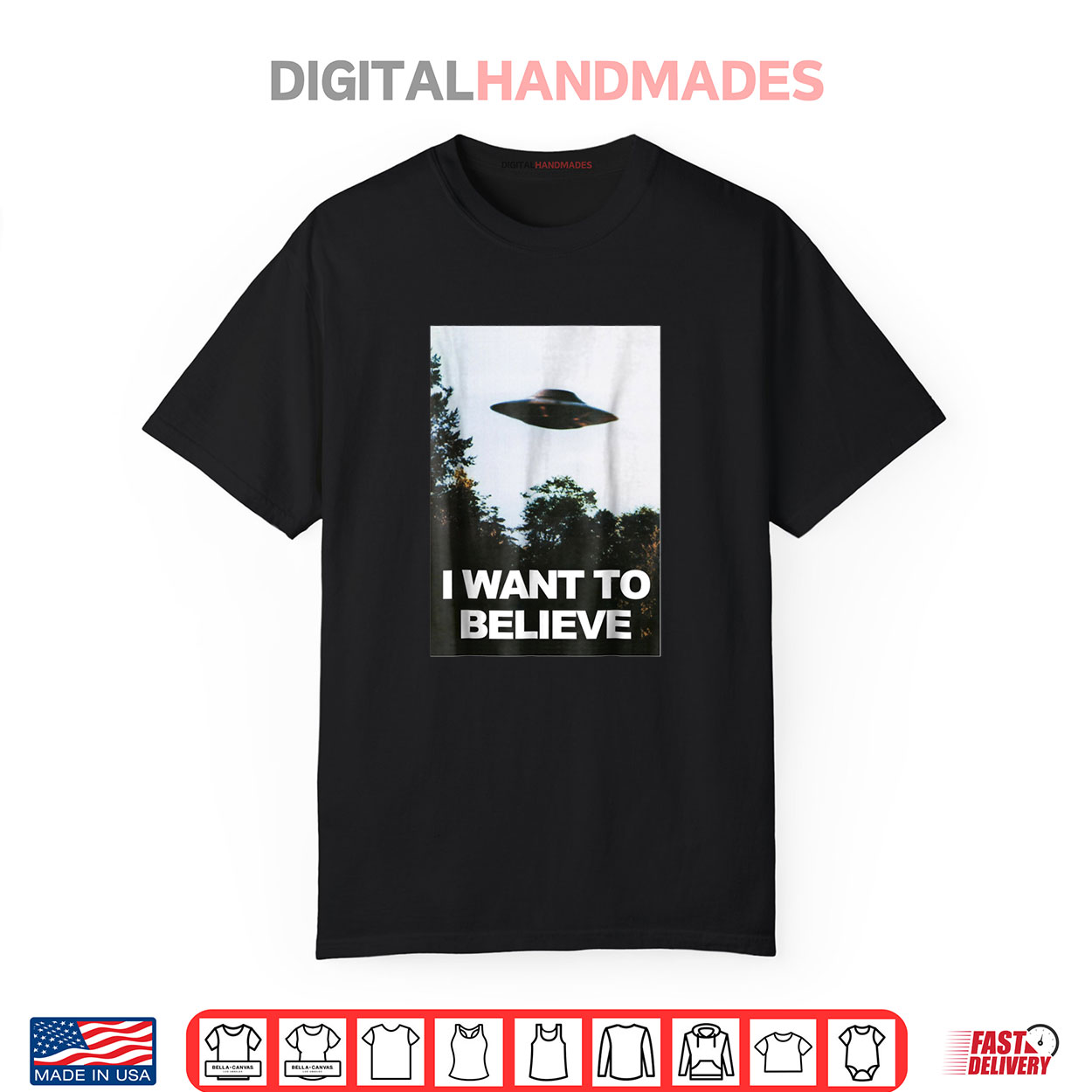 Alien UFO Hunter Shirt I Want To Believe Shirt Alien UFO Hunter Shirt I Want To Believe Shirt
