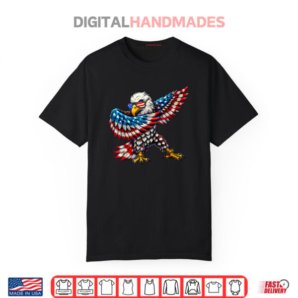 American Flag Bald Eagle Patriotic Eagle 4th of July USA Shirt