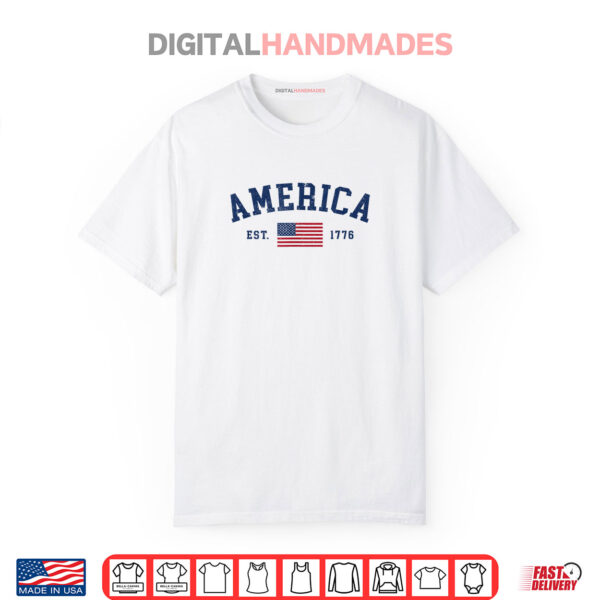 American Flag USA United States Of America US 4th of July TShirt