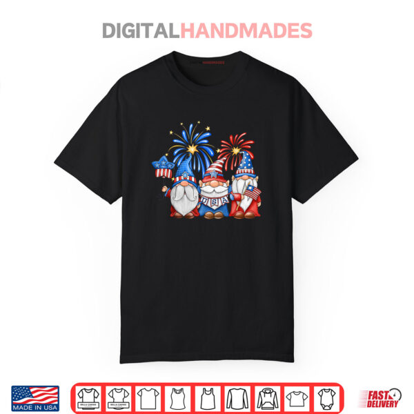 American Gnomes Celebrating 4th Of July Independence Day Shirt