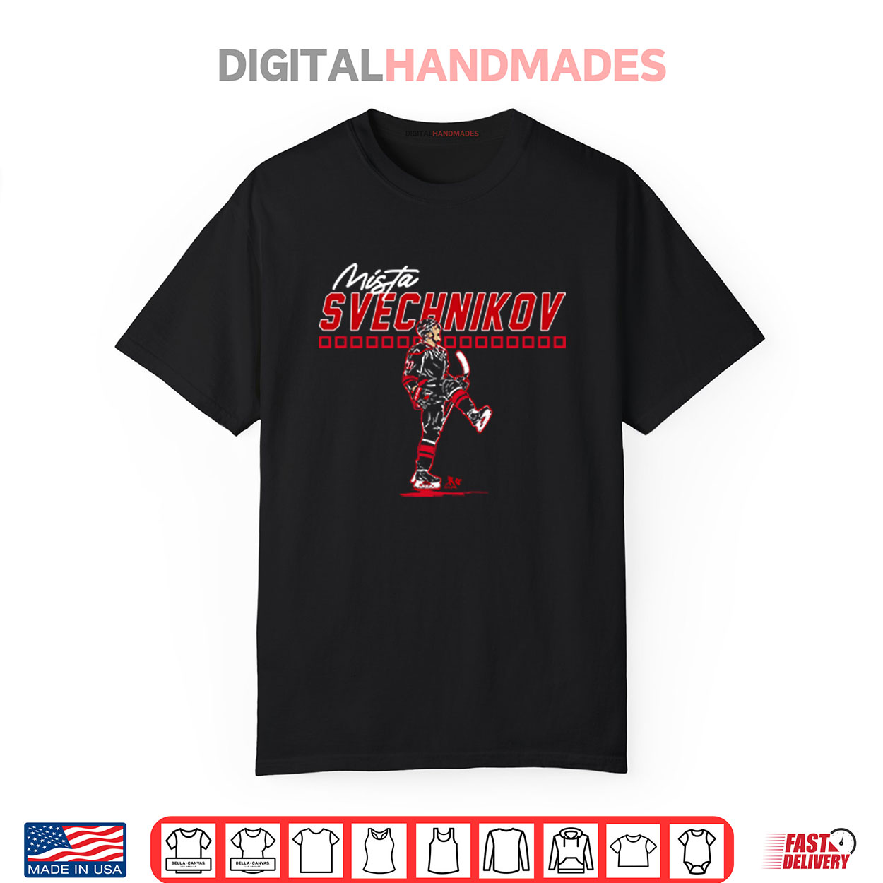 Andrei Svechnikov Mista Svechnikov Carolina Hurricanes Hockey TShirt Andrei Svechnikov Mista Svechnikov Carolina Hurricanes Hockey TShirt