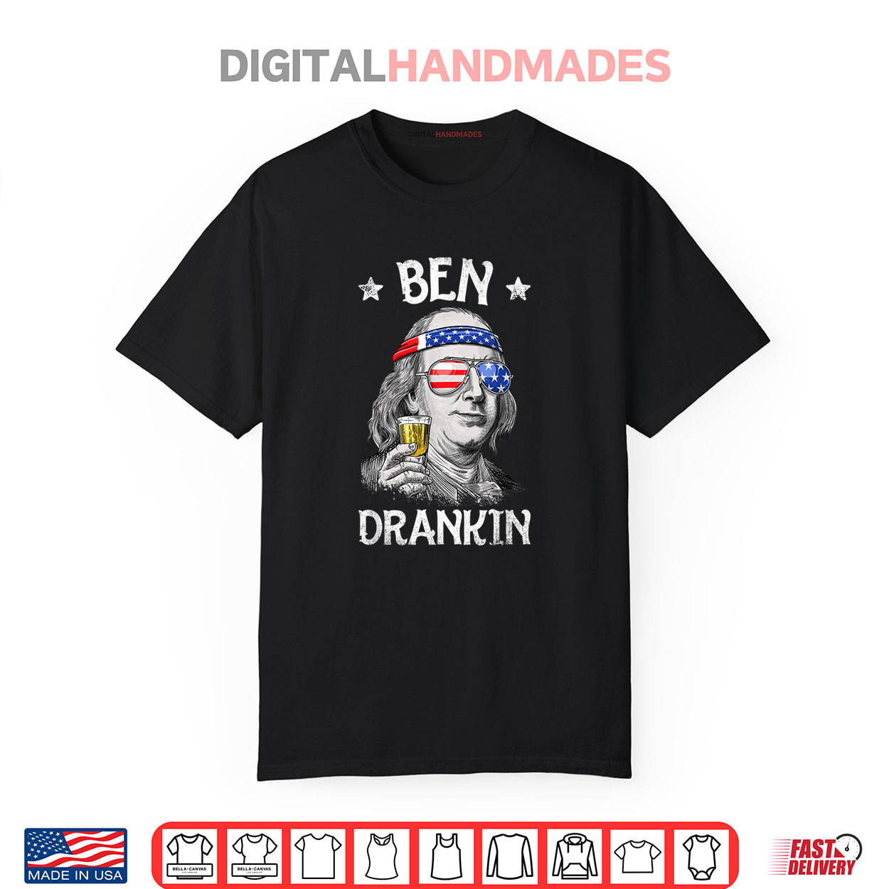 Ben Drankin 4th of July Benjamin Franklin Men Women USA Flag Shirt Ben Drankin 4th of July Benjamin Franklin Men Women USA Flag Shirt
