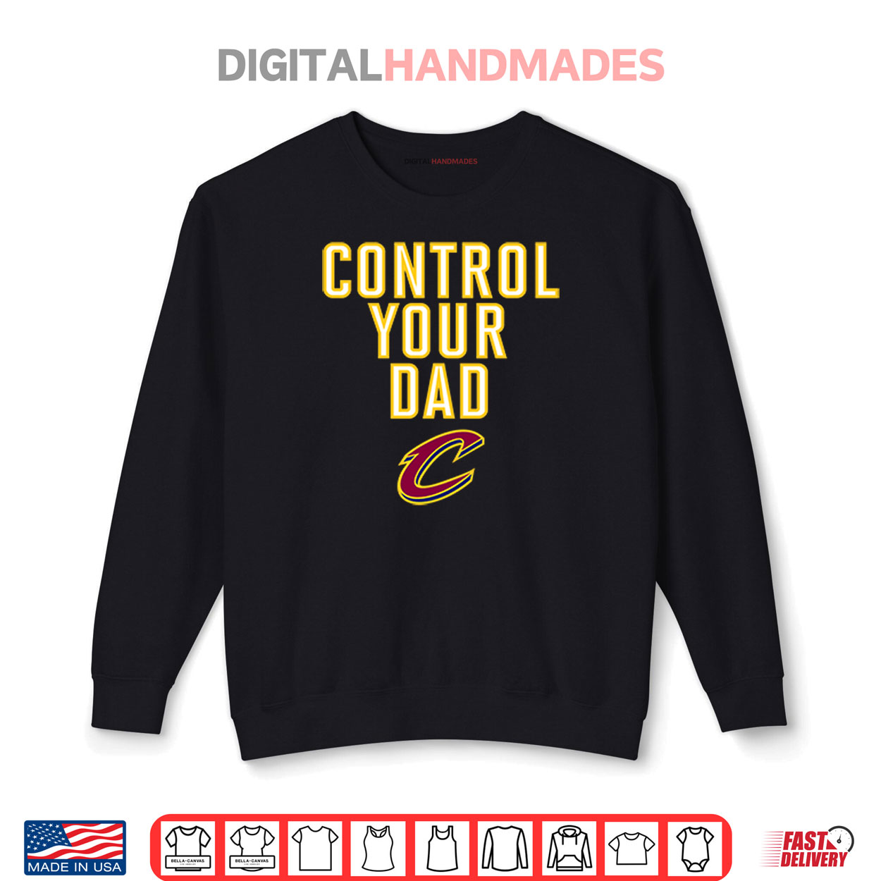 Cleveland Cavaliers Control Your Dad Shirt Cleveland Cavaliers Control Your Dad Shirt