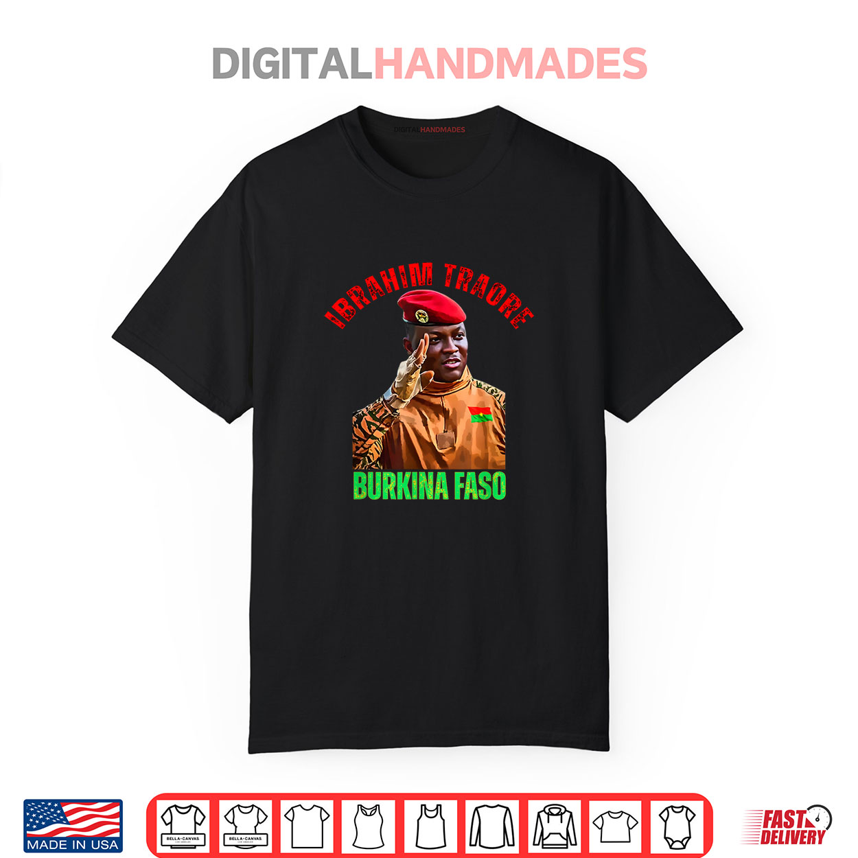 Burkina Faso Ibrahim Traoré Thomas Sankara Shirt Burkina Faso Ibrahim Traoré Thomas Sankara Shirt