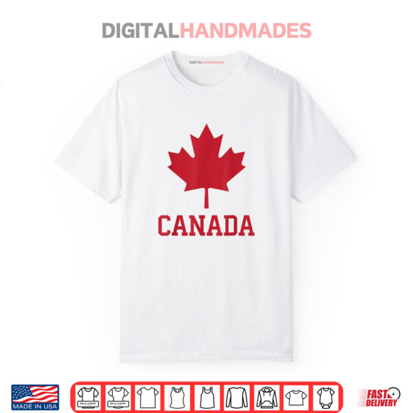 Canada Shirt Women Men Kids Red Maple Leaf Flag Canada Day Shirt