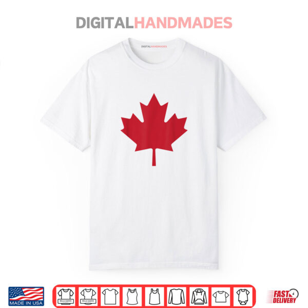 Canadian Flag Shirt Women Men Kids Red Maple Leaf Canada Day Shirt