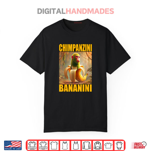 Chimpanzini Bananini Italian Brainrot Meme Shirt