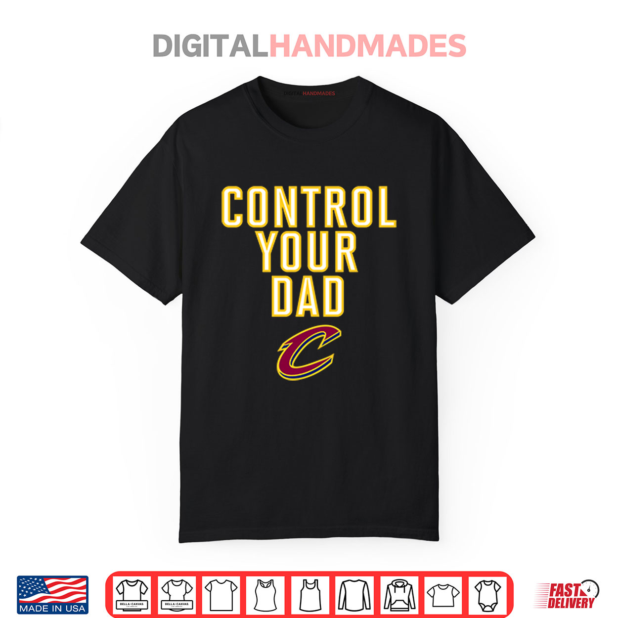 Cleveland Cavaliers Control Your Dad Shirt Cleveland Cavaliers Control Your Dad Shirt