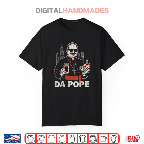 Da Pope From America Chicago Pope Leo XIV Funny Vintage Shirt