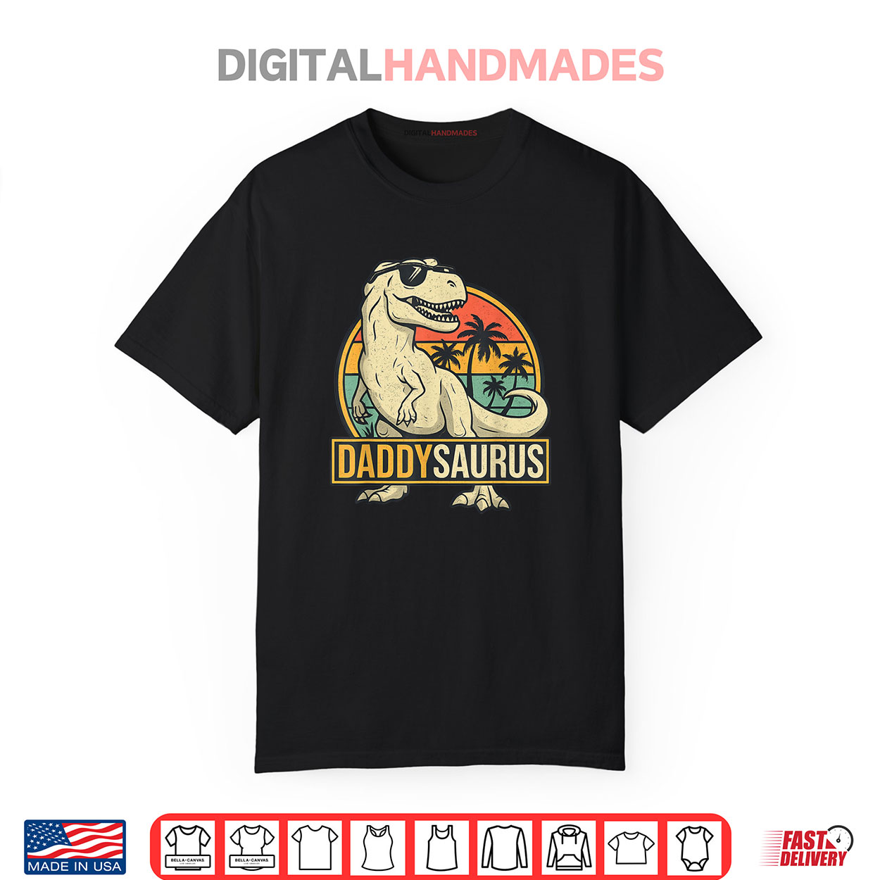 Daddysaurus T Rex Dinosaur Daddy Saurus Family Matching Shirt Daddysaurus T Rex Dinosaur Daddy Saurus Family Matching Shirt