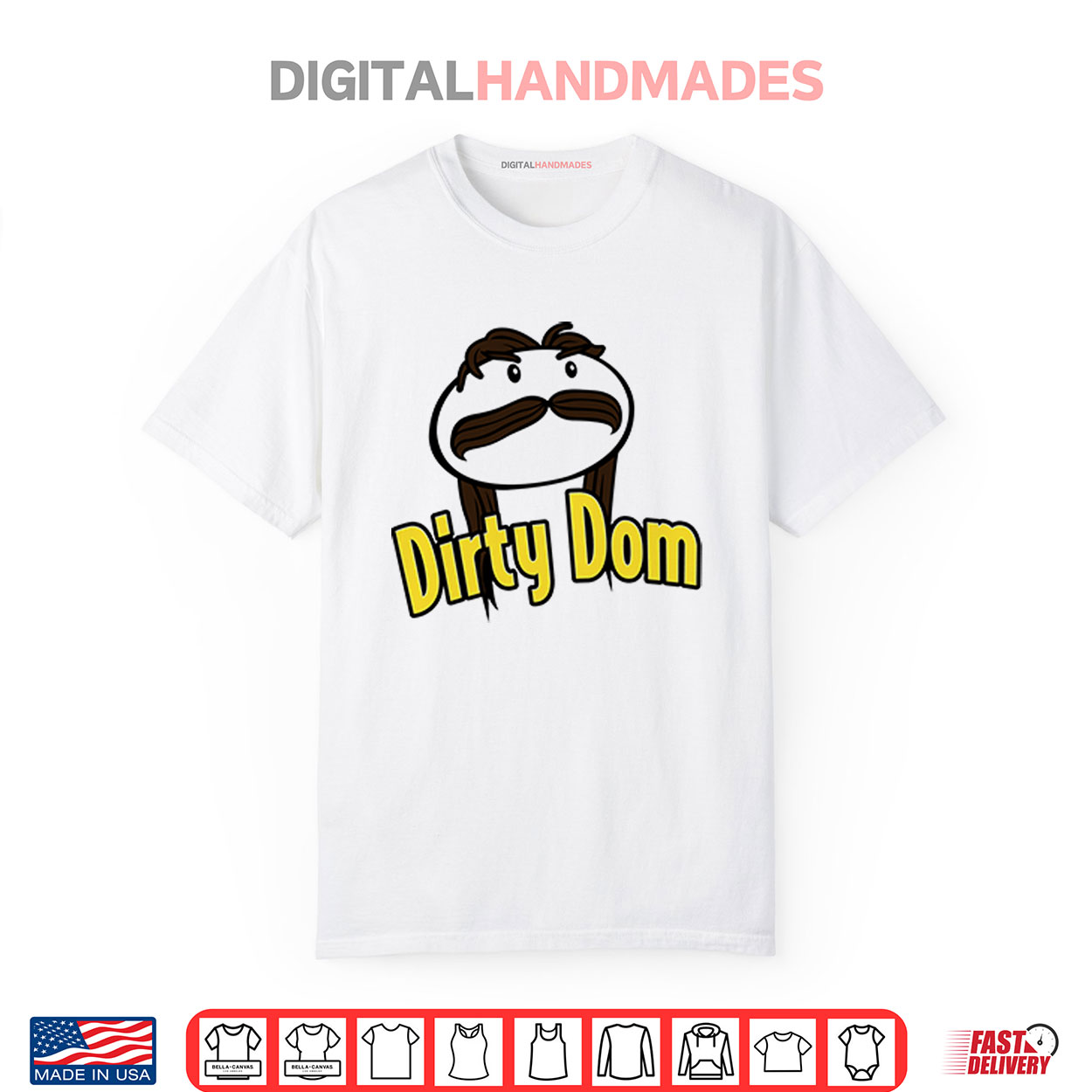 Dirty Dom Pringles Version Cartoon Shirt Dirty Dom Pringles Version Cartoon Shirt