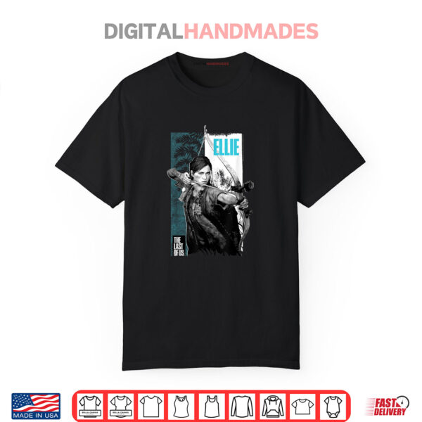 Ellie Bow and Arrow Leaves Video Game Shirt