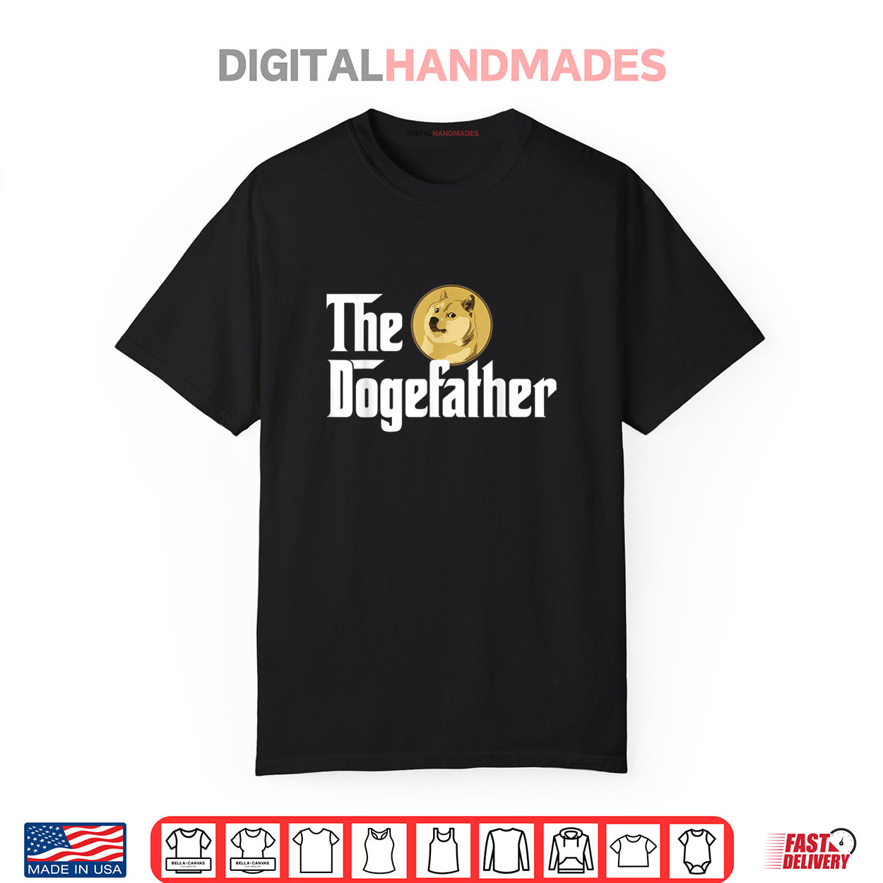 Funny The Dogefather Dad Shiba Inu Doge Dogecoin Crypto Meme Shirt Funny The Dogefather Dad Shiba Inu Doge Dogecoin Crypto Meme Shirt