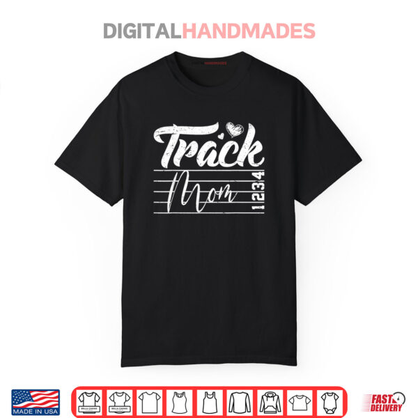 Funny Track & Field Mom Mama Running Lover Mothers Day Shirt