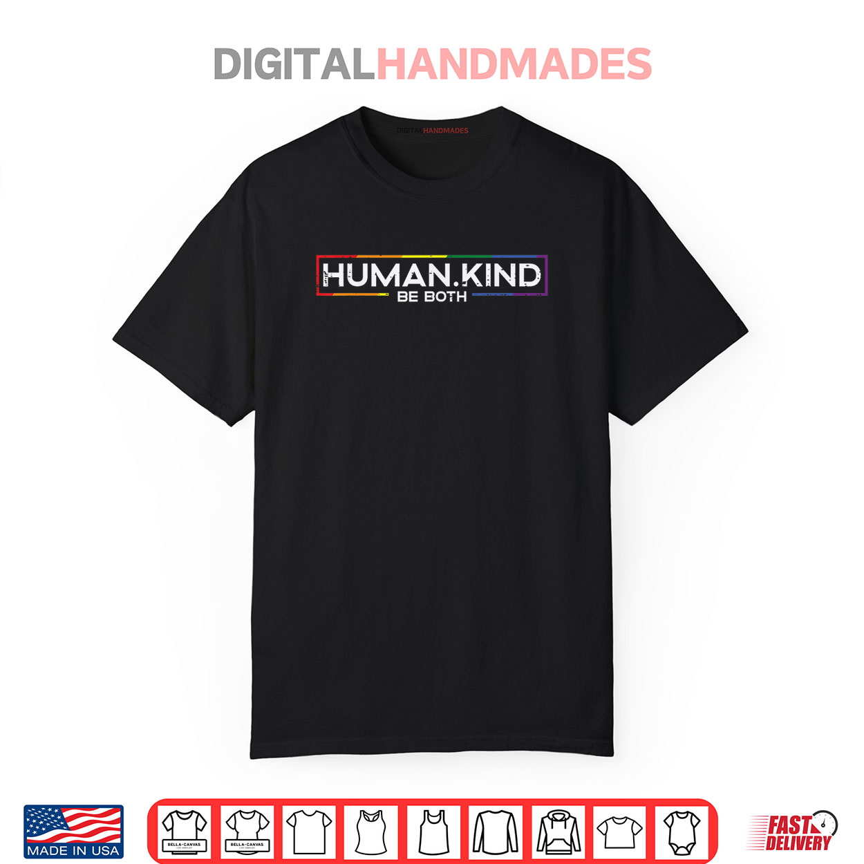 Gay Pride Month Human Kind LGBTQ Ally Rainbow Shirt Gay Pride Month Human Kind LGBTQ Ally Rainbow Shirt