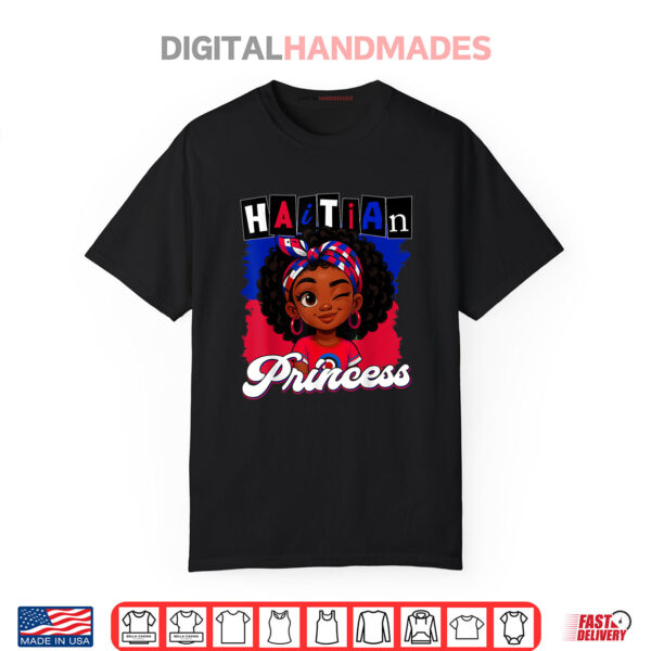 Haitian Princess Ayiti Pride Haiti Flag Day Girls Gifts Shirt