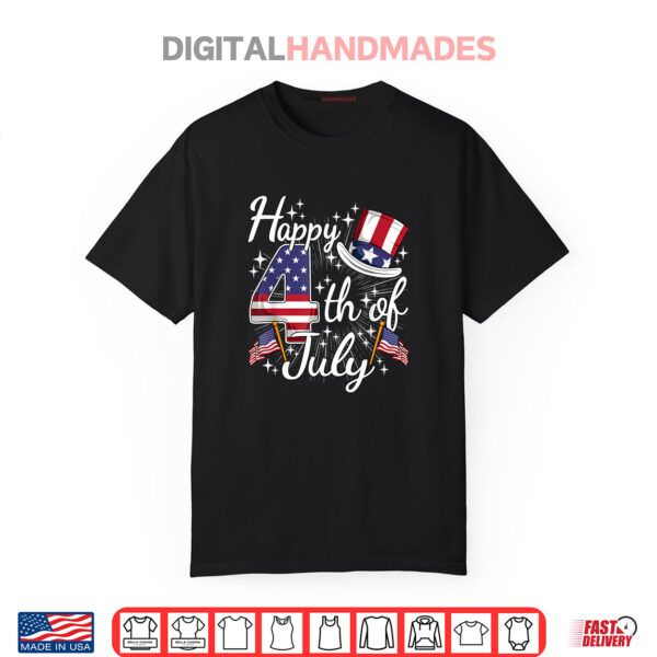 Happy 4th Of July Patriotic American Flag USA Shirt