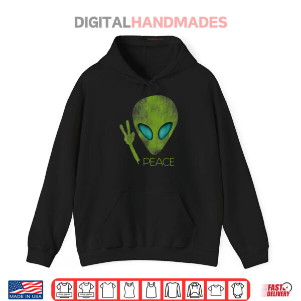 Alien Peace Cool Funny Cute UFO Lover Birthday Shirt 2 Hoodie Alien Peace Cool Funny Cute UFO Lover Birthday Shirt