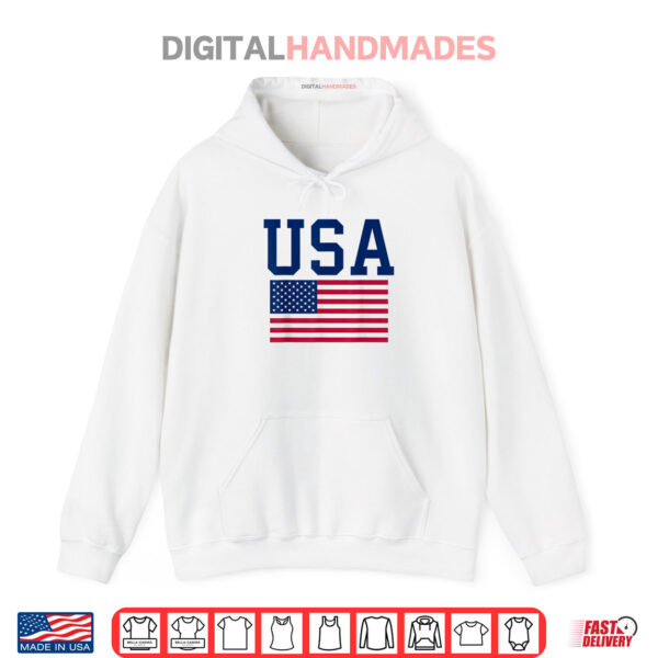 Hoodie American Flag Patriotic 4th of July Shirt