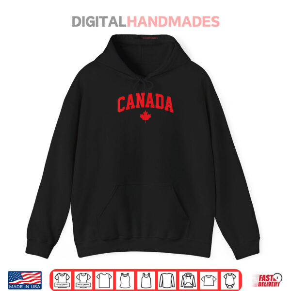 Hoodie Canada Day Maple Leaf Canadian Flag Great White North Shirt