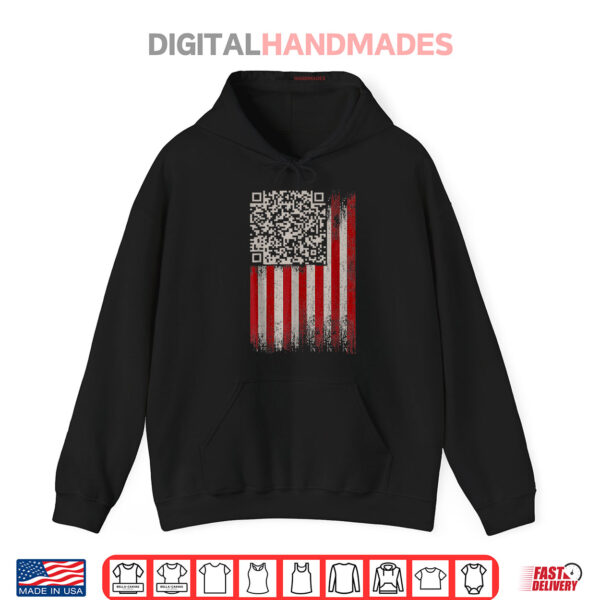 Hoodie Funny QR Trump Dancing Dance Code Shirt