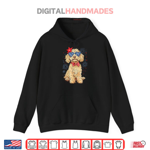 Goldendoodle 4th of July Patriotic Golden Doodle Dog Shirt 2 Hoodie Goldendoodle 4th of July Patriotic Golden Doodle Dog Shirt