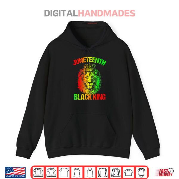 Juneteenth African American Black Lion 1865 King Shirt 2 Hoodie Juneteenth African American Black Lion 1865 King Shirt