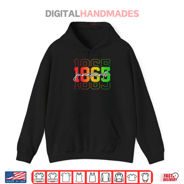 Hoodie Juneteenth Shirt Men Women Kids Celebrate Black Freedom 1865 Shirt