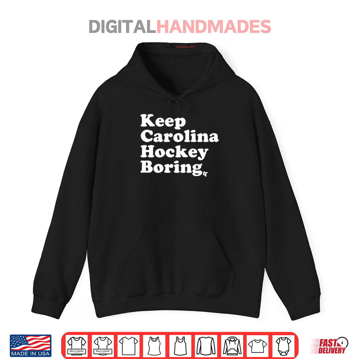 Keep Carolina Hockey Boring Shirt Keep Carolina Hockey Boring Shirt