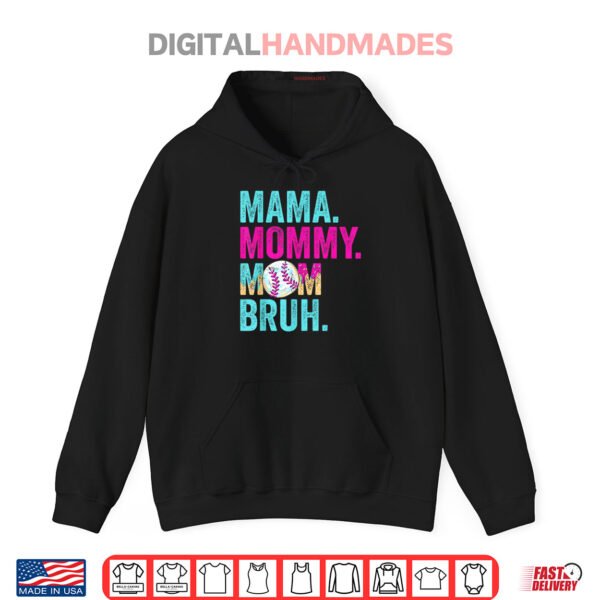 Hoodie Mama Mommy Mom Bruh Baseball Mom Drip Ice Cream