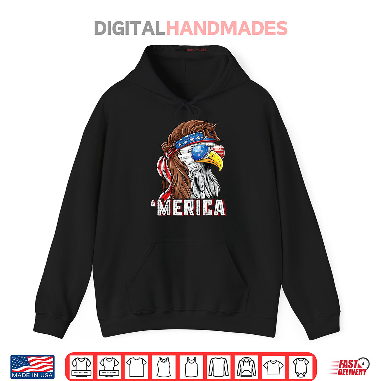 Merica USA American Flag Patriotic 4th of July Bald Eagle Shirt Merica USA American Flag Patriotic 4th of July Bald Eagle Shirt