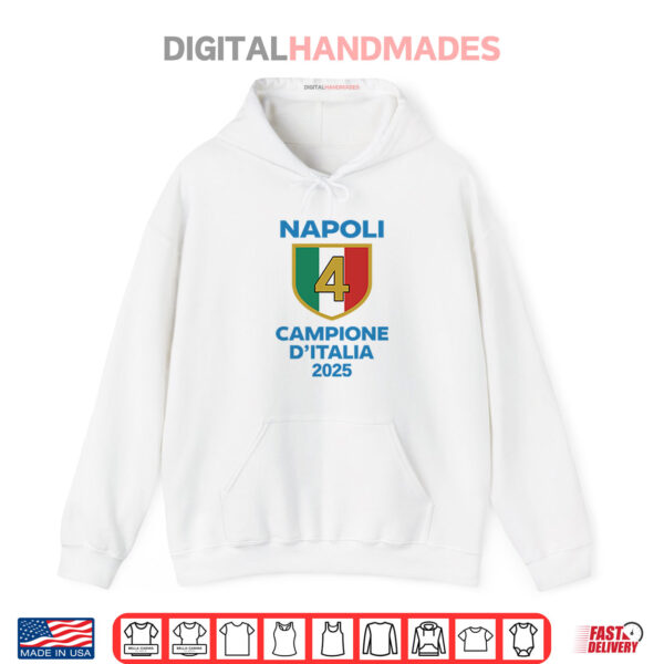 Hoodie Napoli Campione DItalia 2025 Shirt