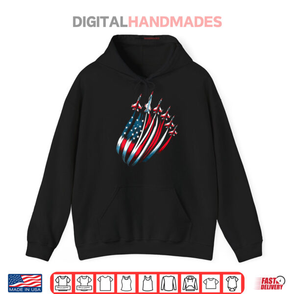 Patriotic USA Flag Fighter Jets Boys 4th of July Shirt 2 Hoodie Patriotic USA Flag Fighter Jets Boys 4th of July Shirt