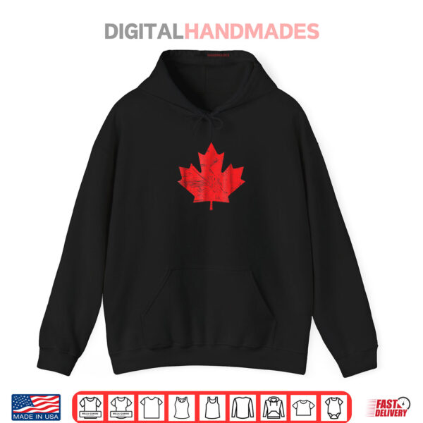 Hoodie Red Maple Leaf Shirt Canada Day Edition