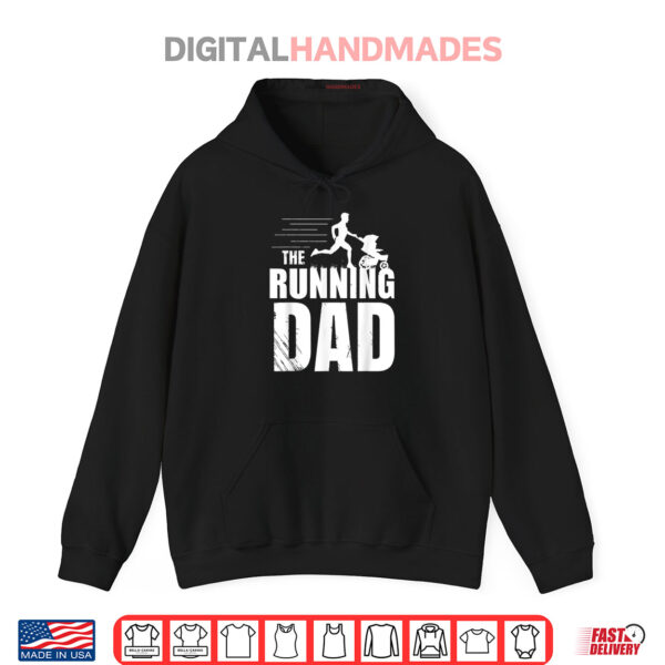 Hoodie Running Dad Fathers Day Shirt