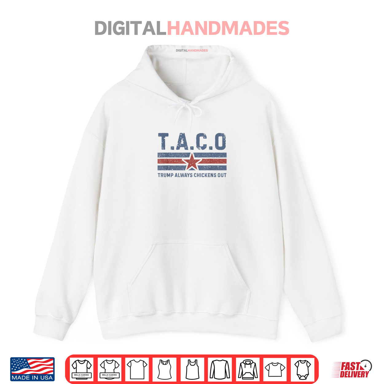 T.A.C.O Trump Always Chickens Out Funny Shirt T.A.C.O Trump Always Chickens Out Funny Shirt